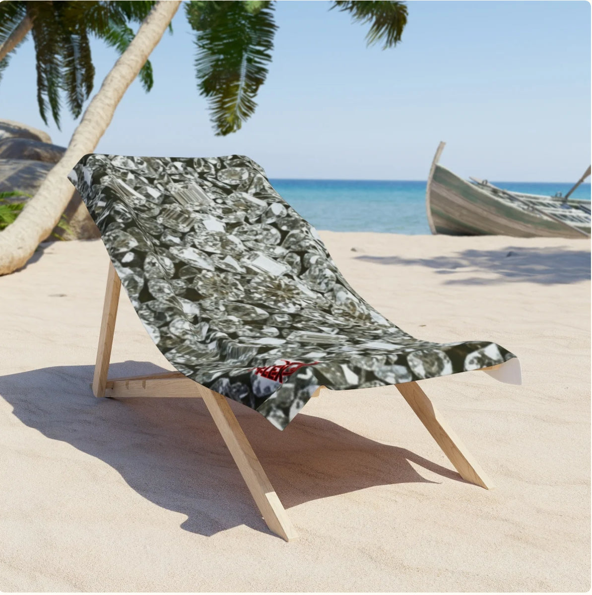 Beach Towel- Diamonds
